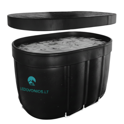 Ovalo formos ledo vonia