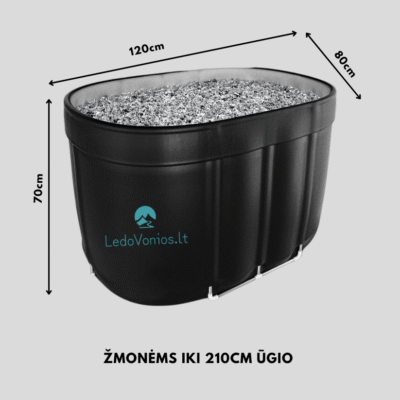 Ovalo formos ledo vonia - Image 2